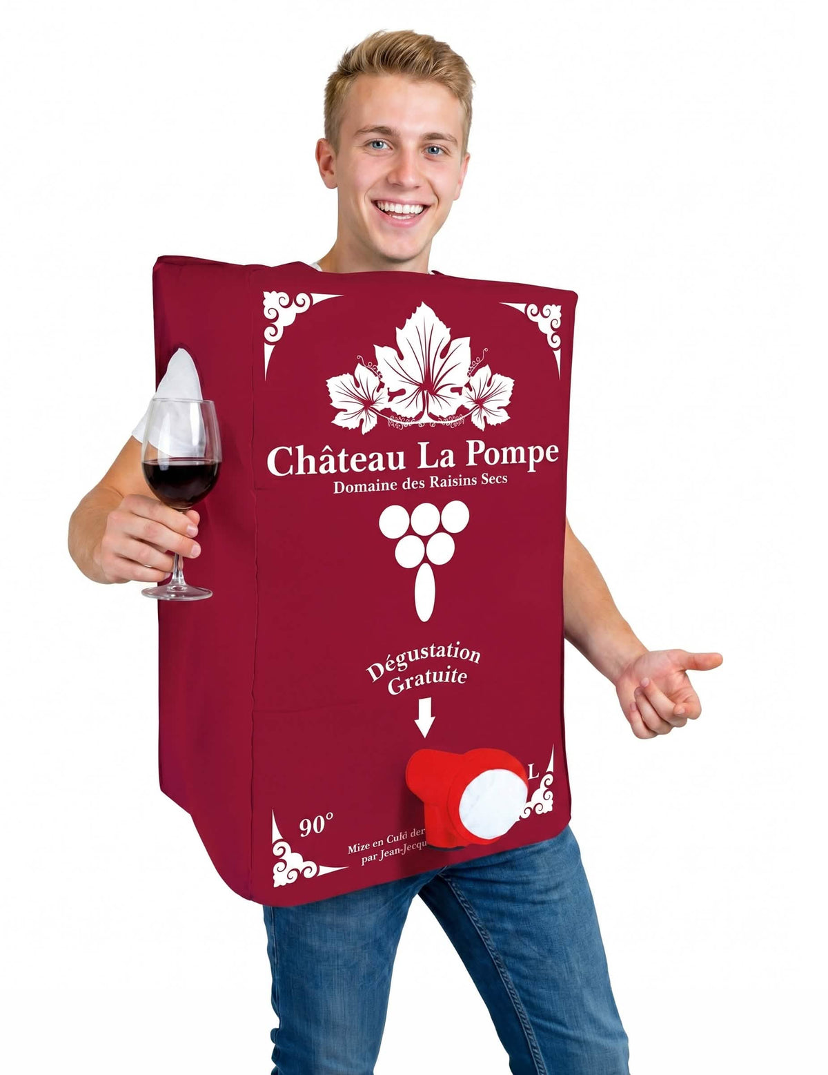 Fantasia de caixa de vinho