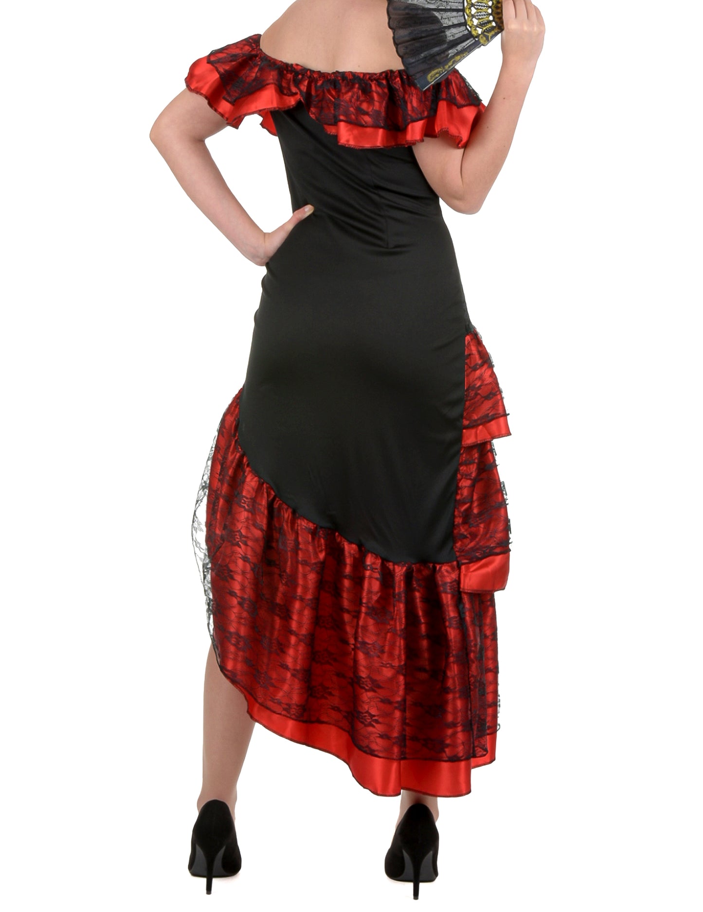 Disfarce dançarina de flamenco mulher