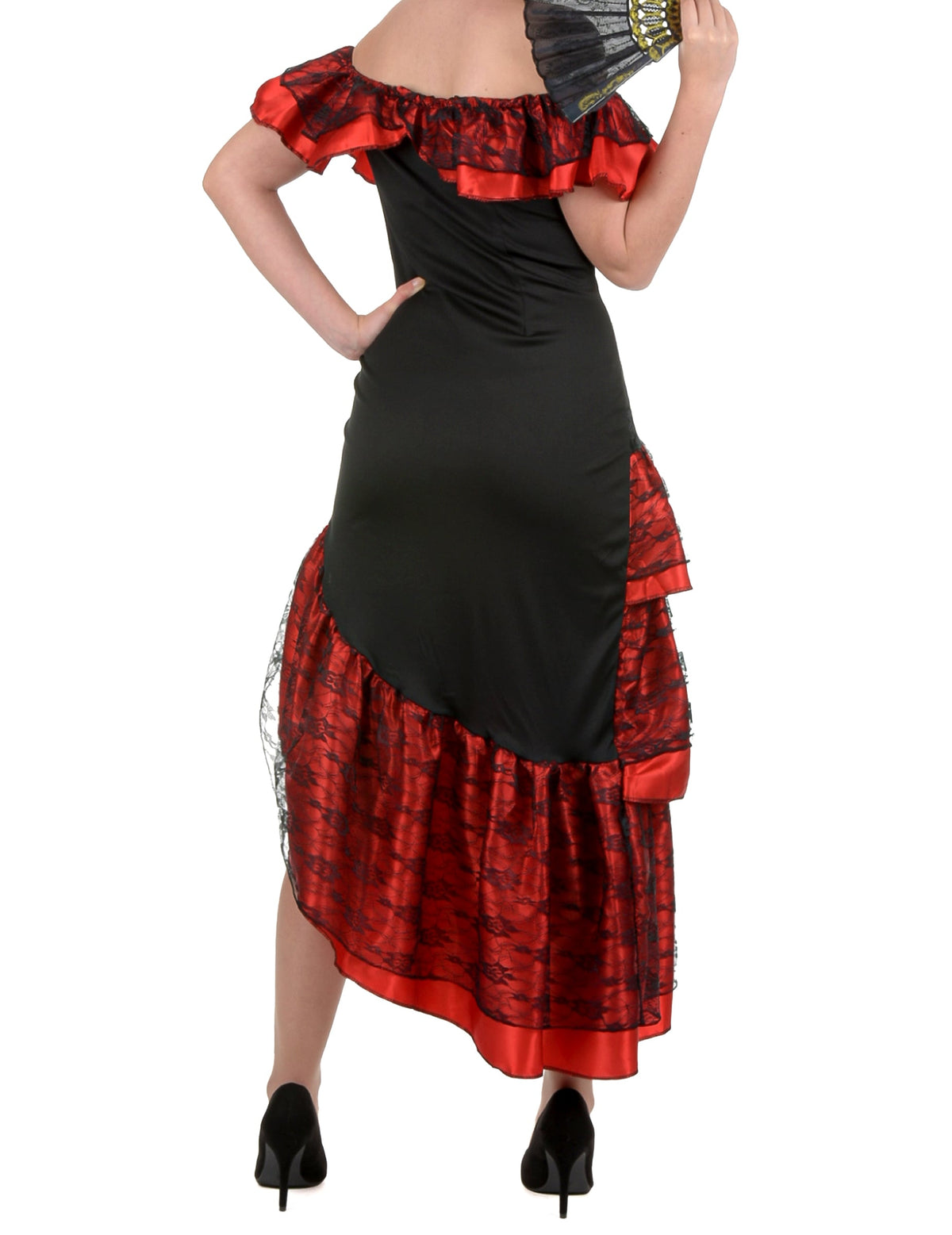 Disfarce dançarina de flamenco mulher