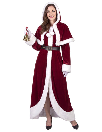 Disfarce de Mãe Natal Super Luxo adulto