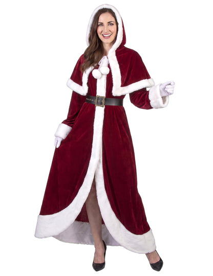 Disfarce de Mãe Natal Super Luxo adulto