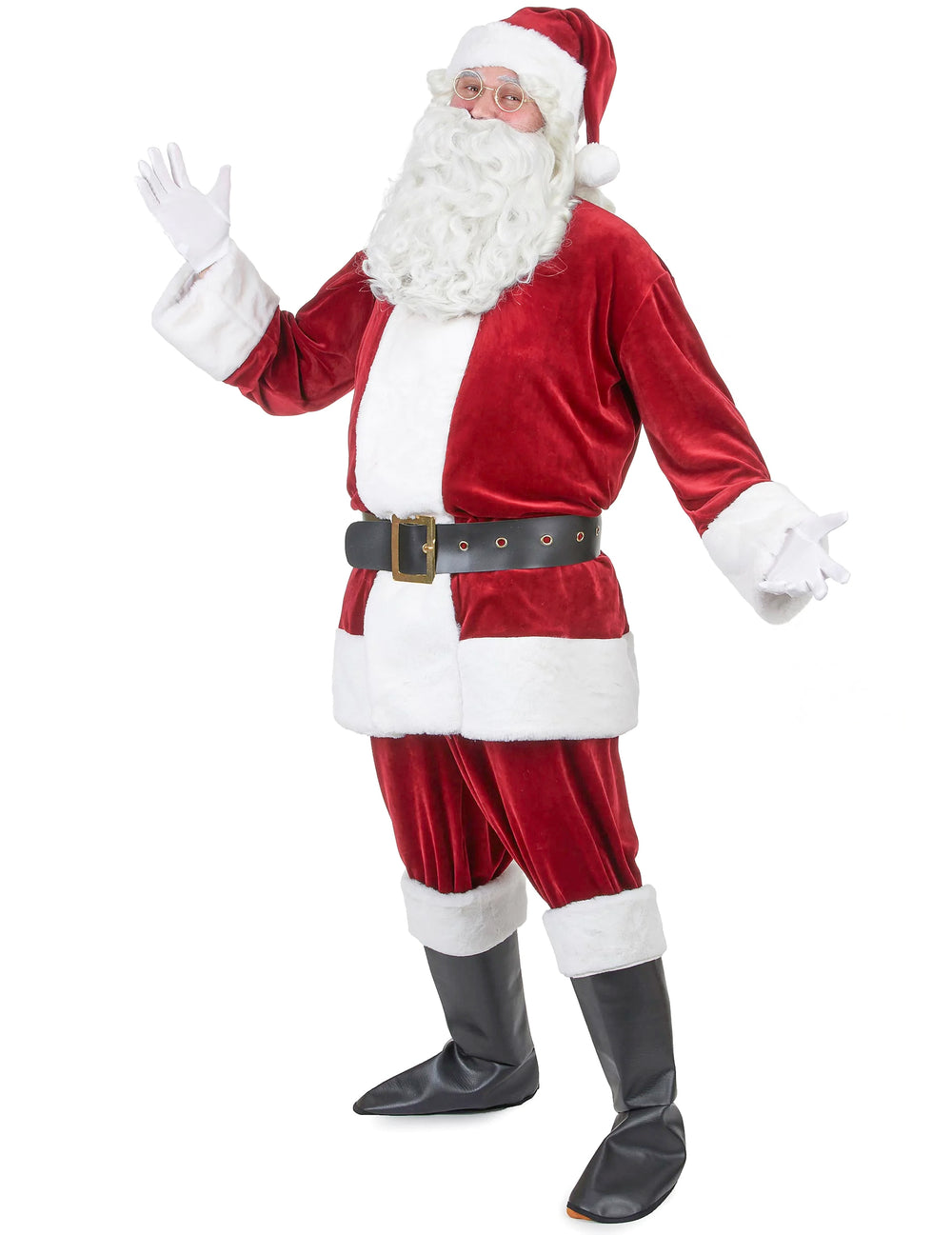 Vue de profil du déguisement de Père Noël