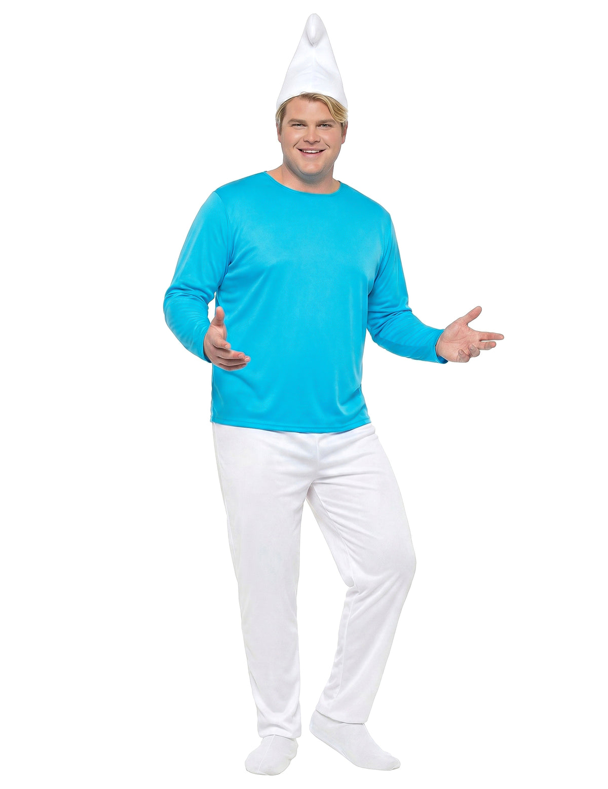 Disfarce Smurf™ tamanho grande para adultos	