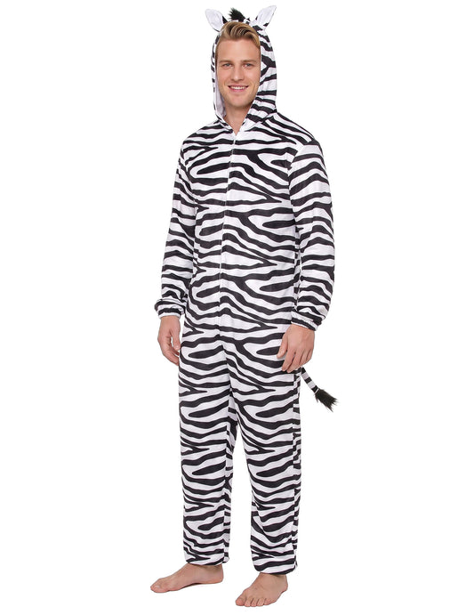 Disfarce de Zebra homem