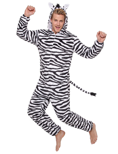 Disfarce de Zebra homem