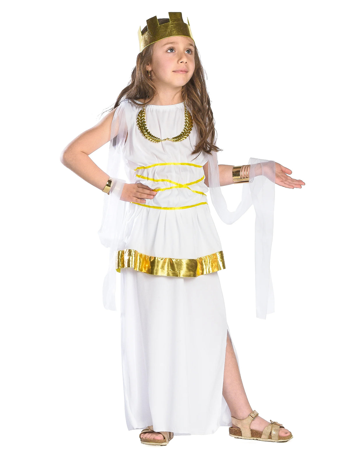 Vue d'ensemble du déguisement de déesse Athena