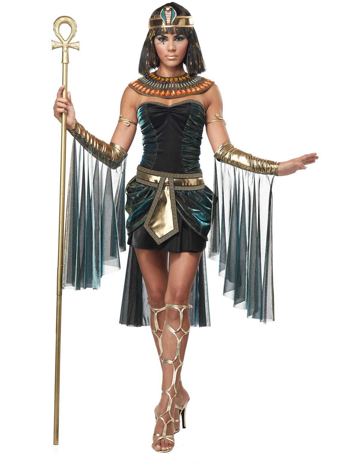 Disfarce rainha do Egipt-pto mulher