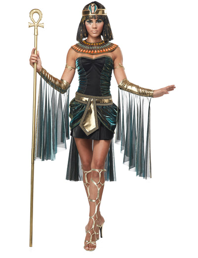 Disfarce rainha do Egipt-pto mulher