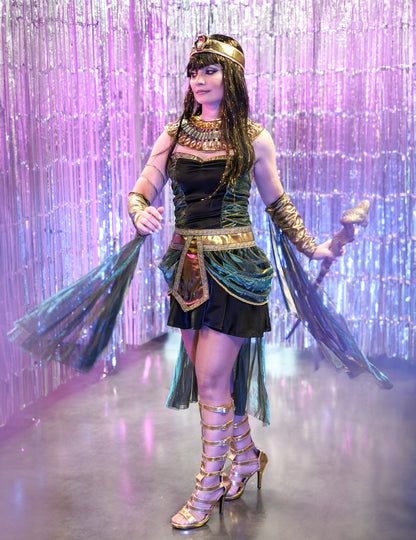 Disfarce rainha do Egipt-pto mulher