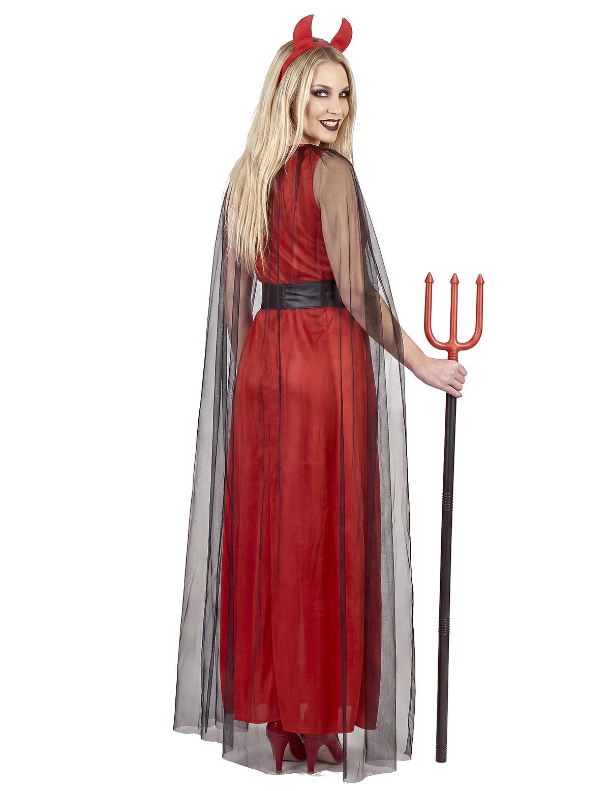 Disfarce demoníaco mulher