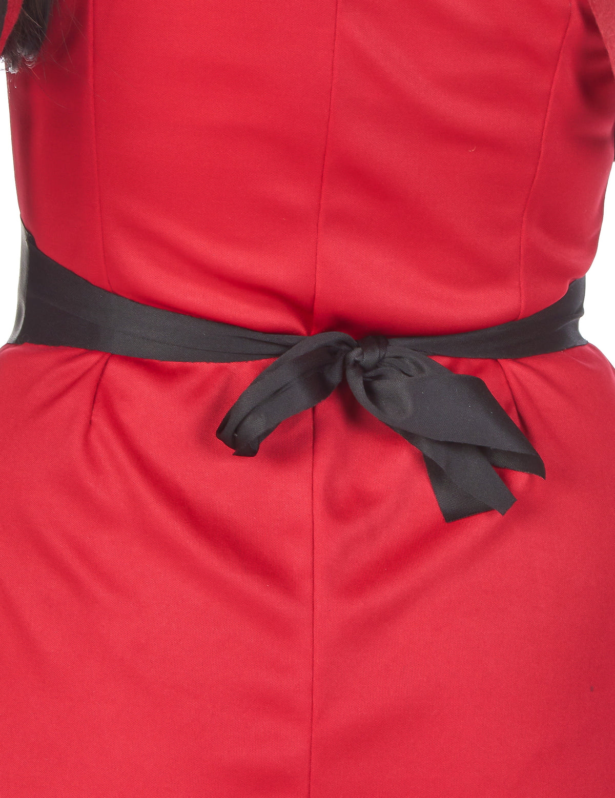 Disfarce diabo vermelho e preto mulher Halloween