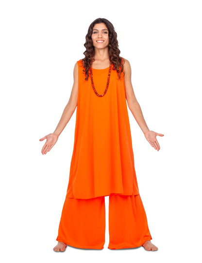 Déguisement de disciple pour femme orange