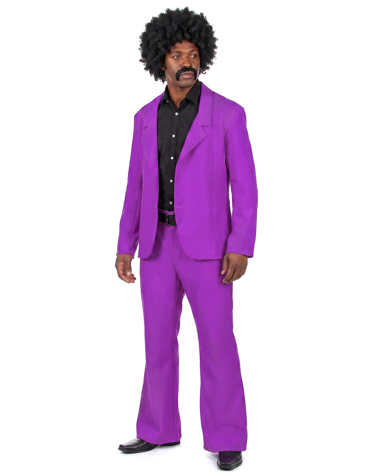 Disfarce disco violeta para homem