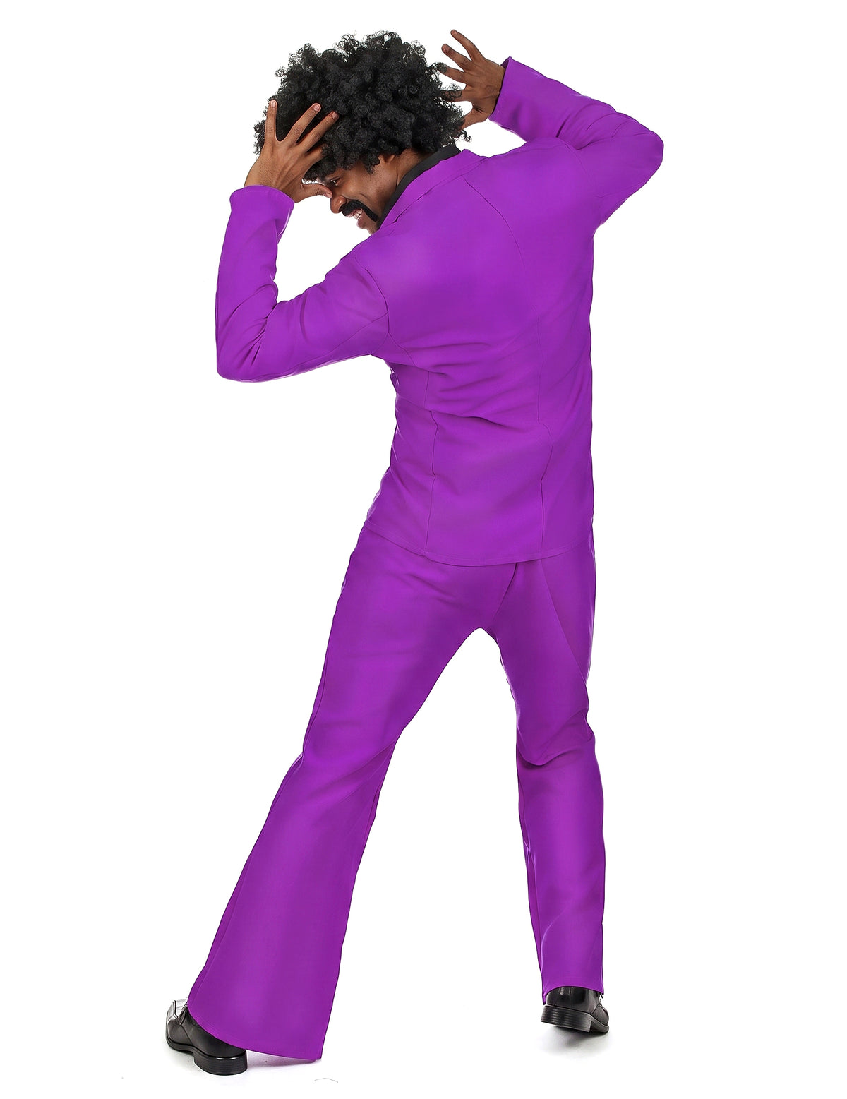 Disfarce disco violeta para homem