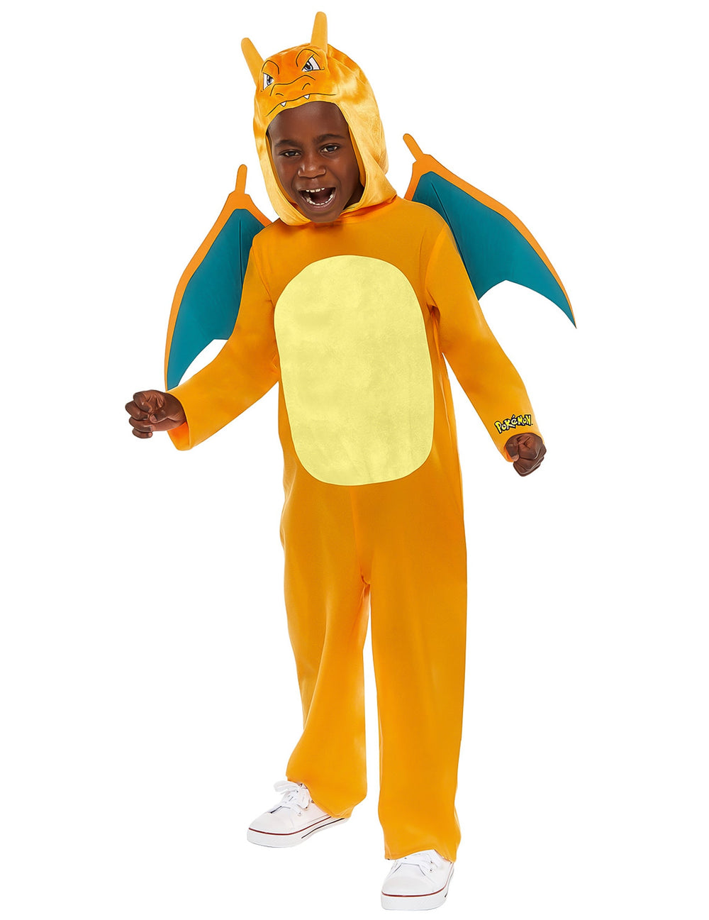 Vue de trois-quarts du déguisement Dracaufeu Pokémon™