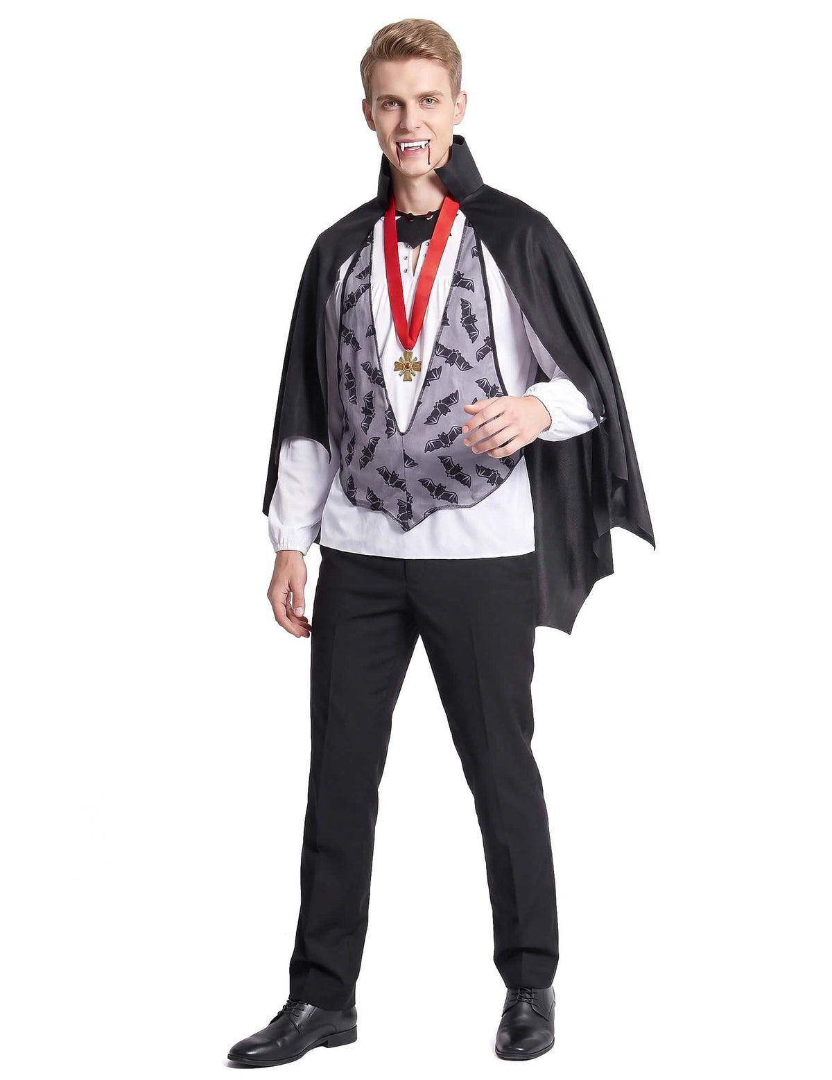 Disfarce de homem Drácula para Halloween