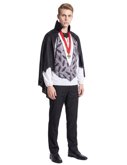 Disfarce de homem Drácula para Halloween