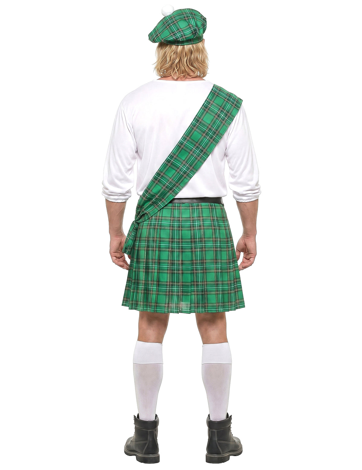 Disfarce Escossez em verde para Homem
