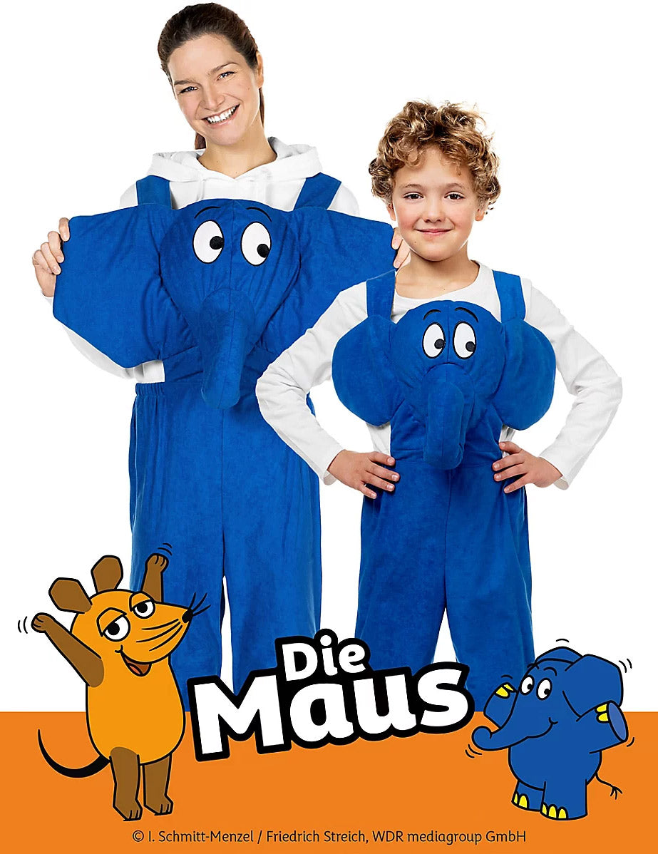 Fato de elefante para adulto Die Maus