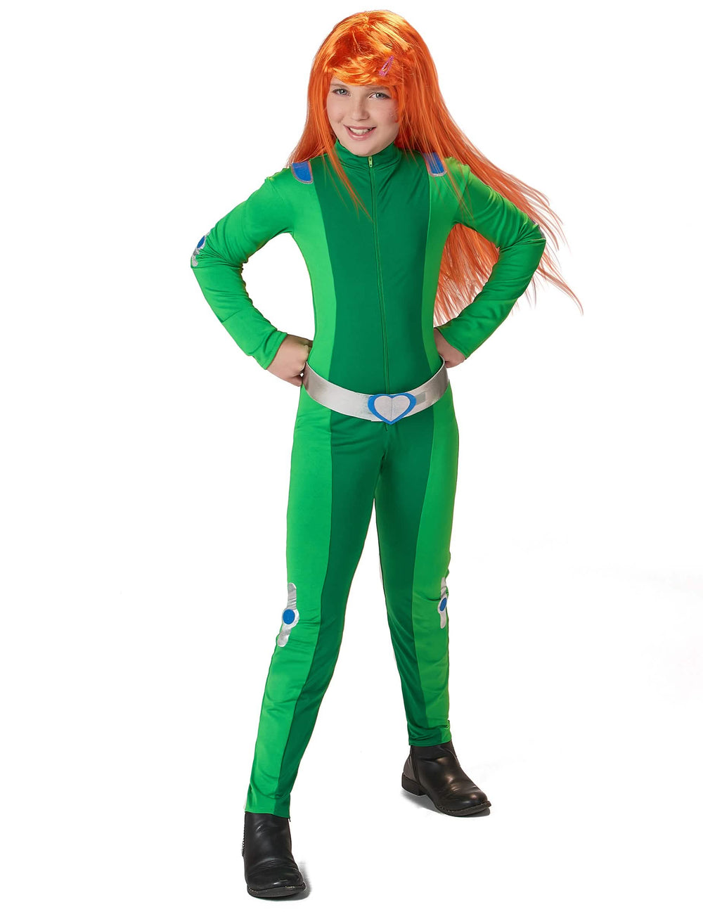 Vista frontal do disfarce Totally Spies Sam para menina