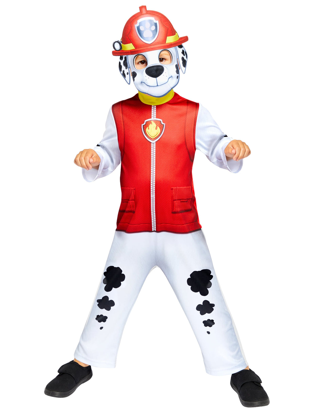 Déguisement et masque Marcus Pat'Patrouille pour enfant rouge et blanc
