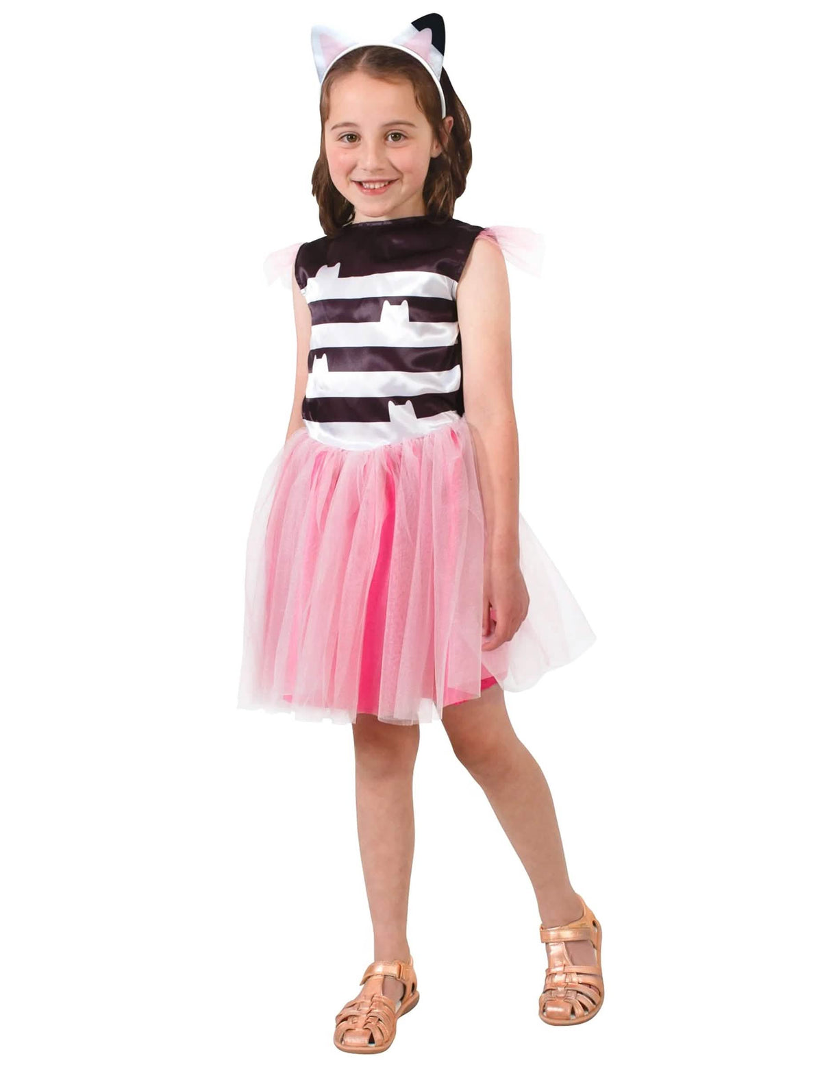Déguisement Gabby et la maison magique™ pour enfant rose avec tutu et serre-tête oreilles de chat
