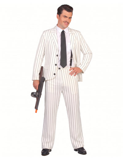 Disfarce ganster branco homem