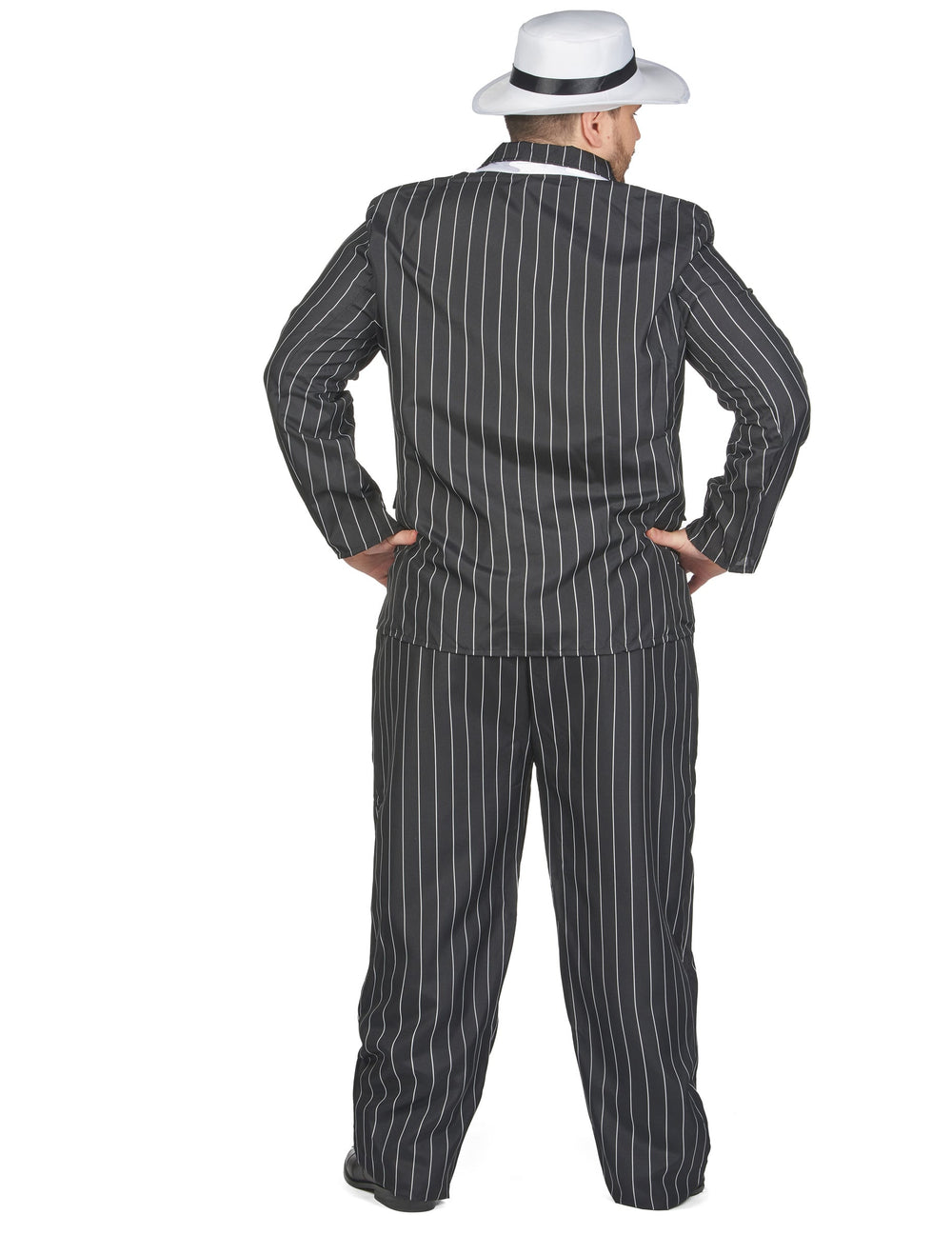 Vue de dos du déguisement de gangster pour homme