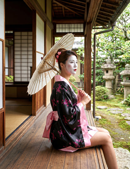 Disfarce geisha para mulher