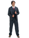 Déguisement Gomez Addams Wednesday™ pour adulte noir à rayures blanches