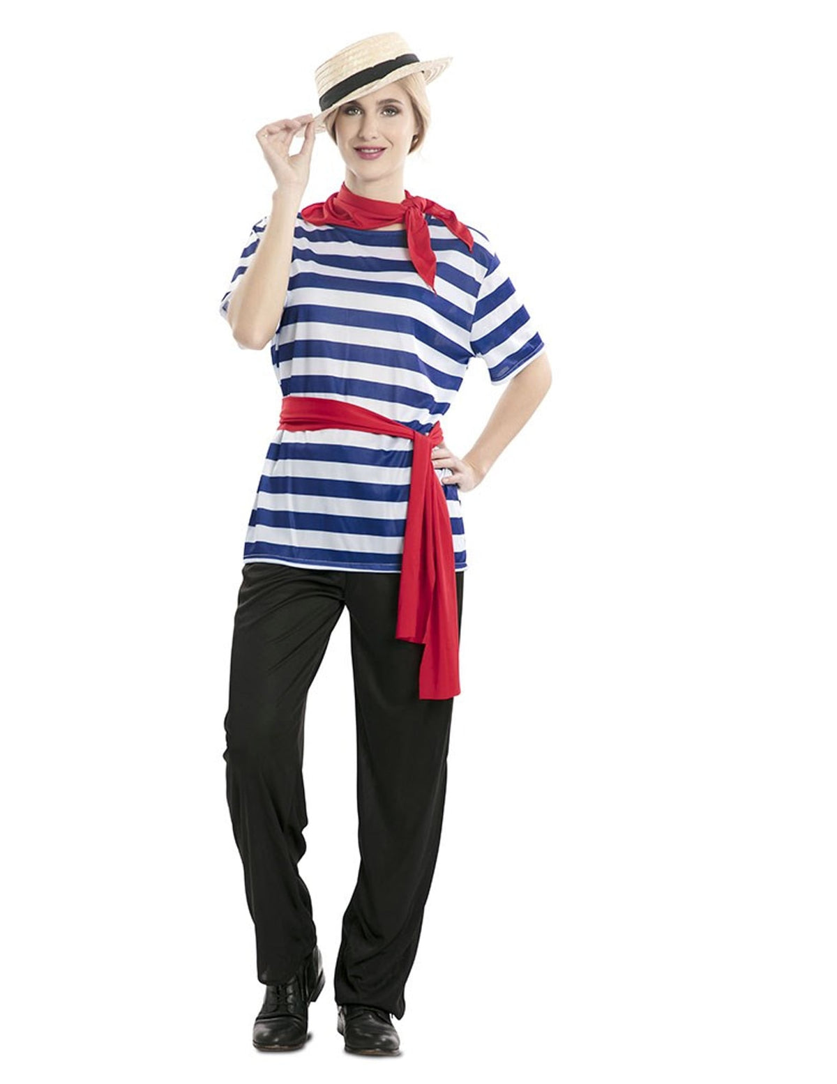 Vue de face du déguisement de gondolier