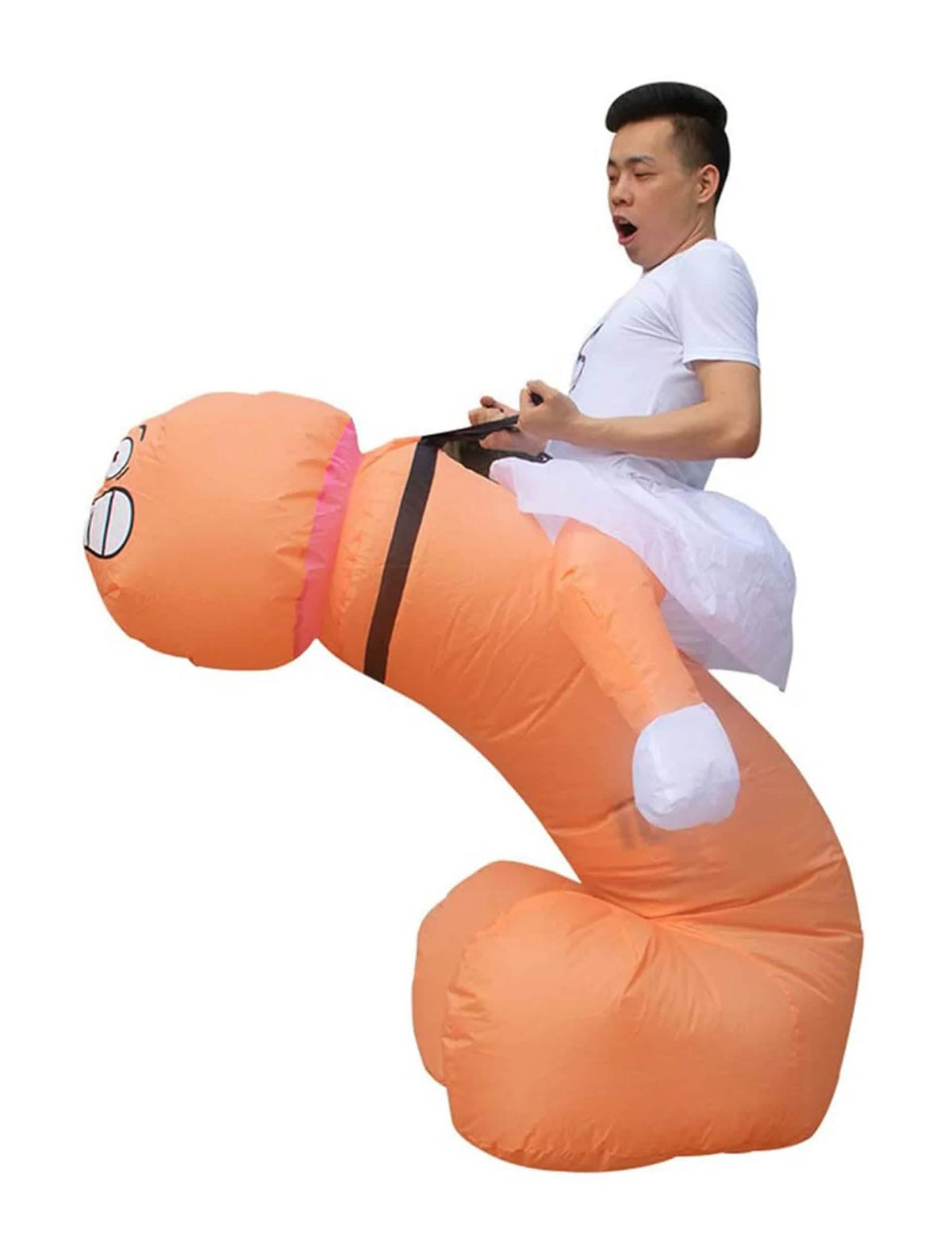 Déguisement gonflable big zizi pour adulte couleur chair