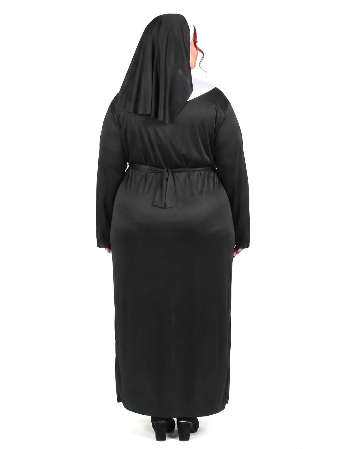 Disfarce freira tamanho grande mulher 