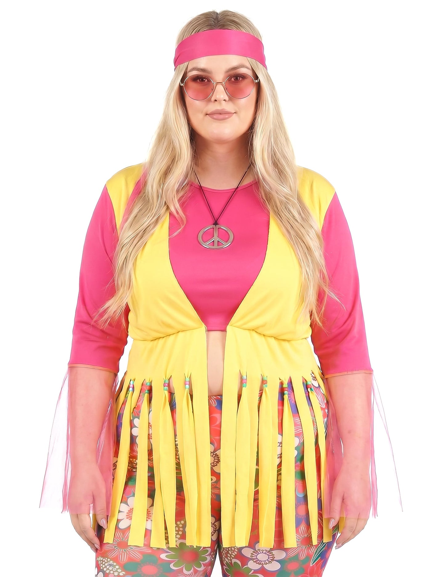 Fato hippie feminino de tamanho grande