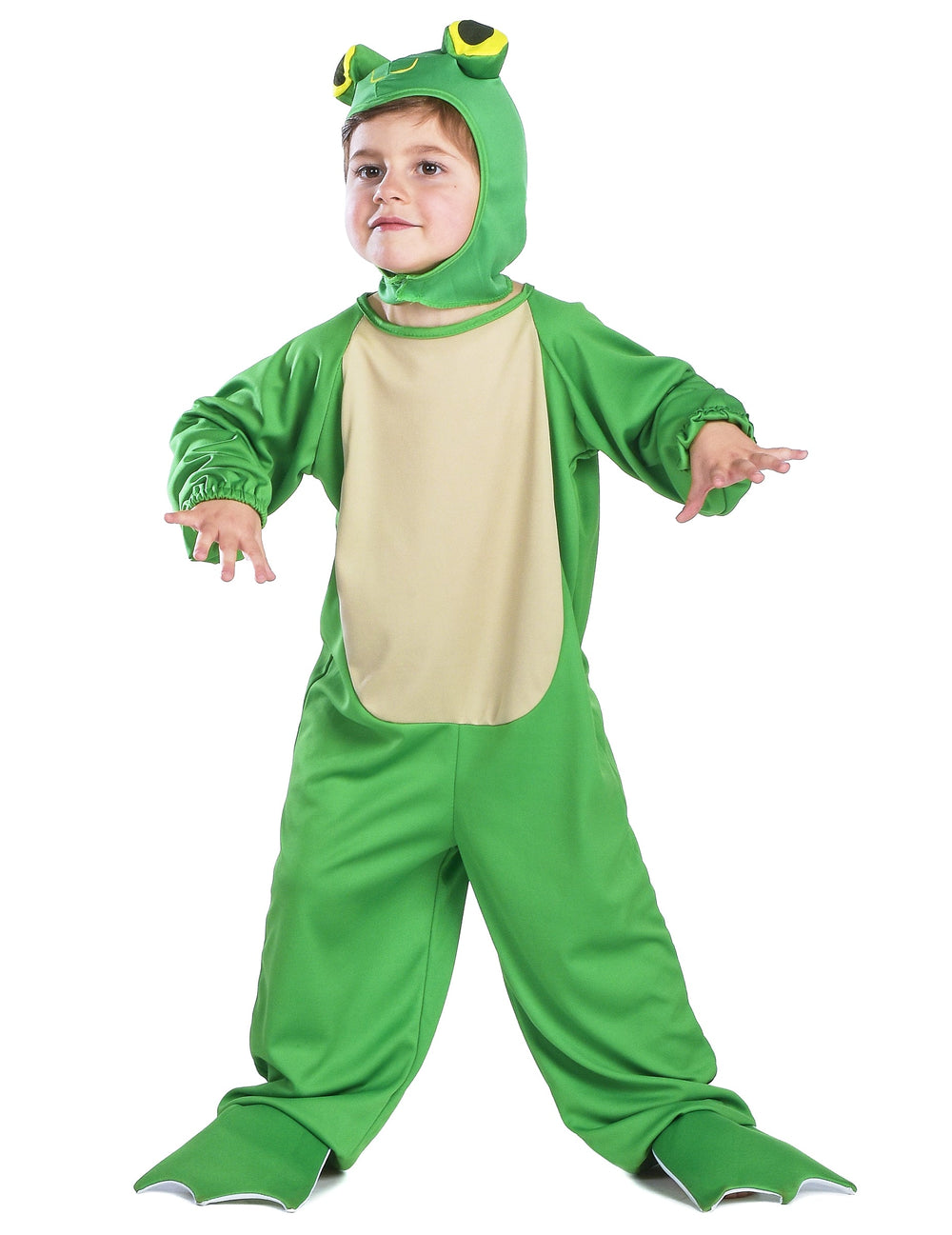 Vue d'ensemble du déguisement grenouille pour enfant