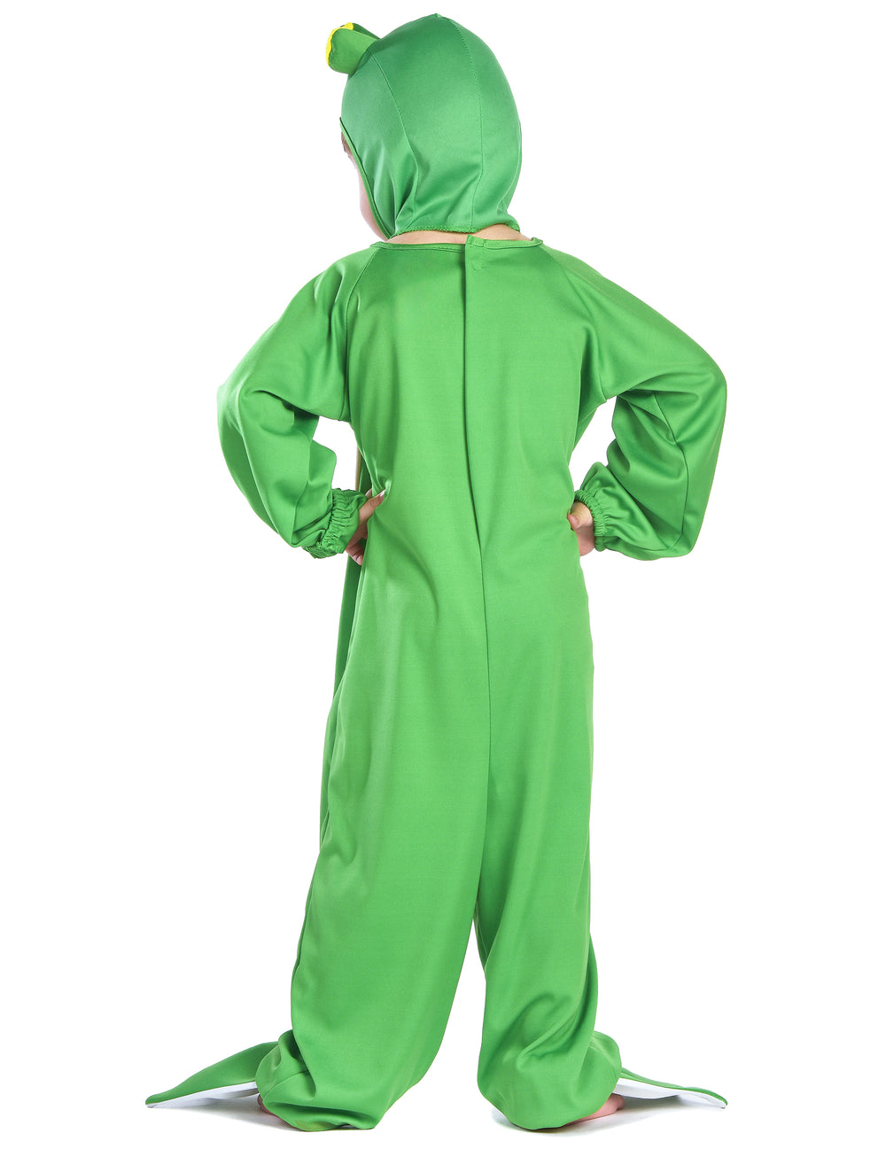 Vue de dos du déguisement grenouille pour enfant