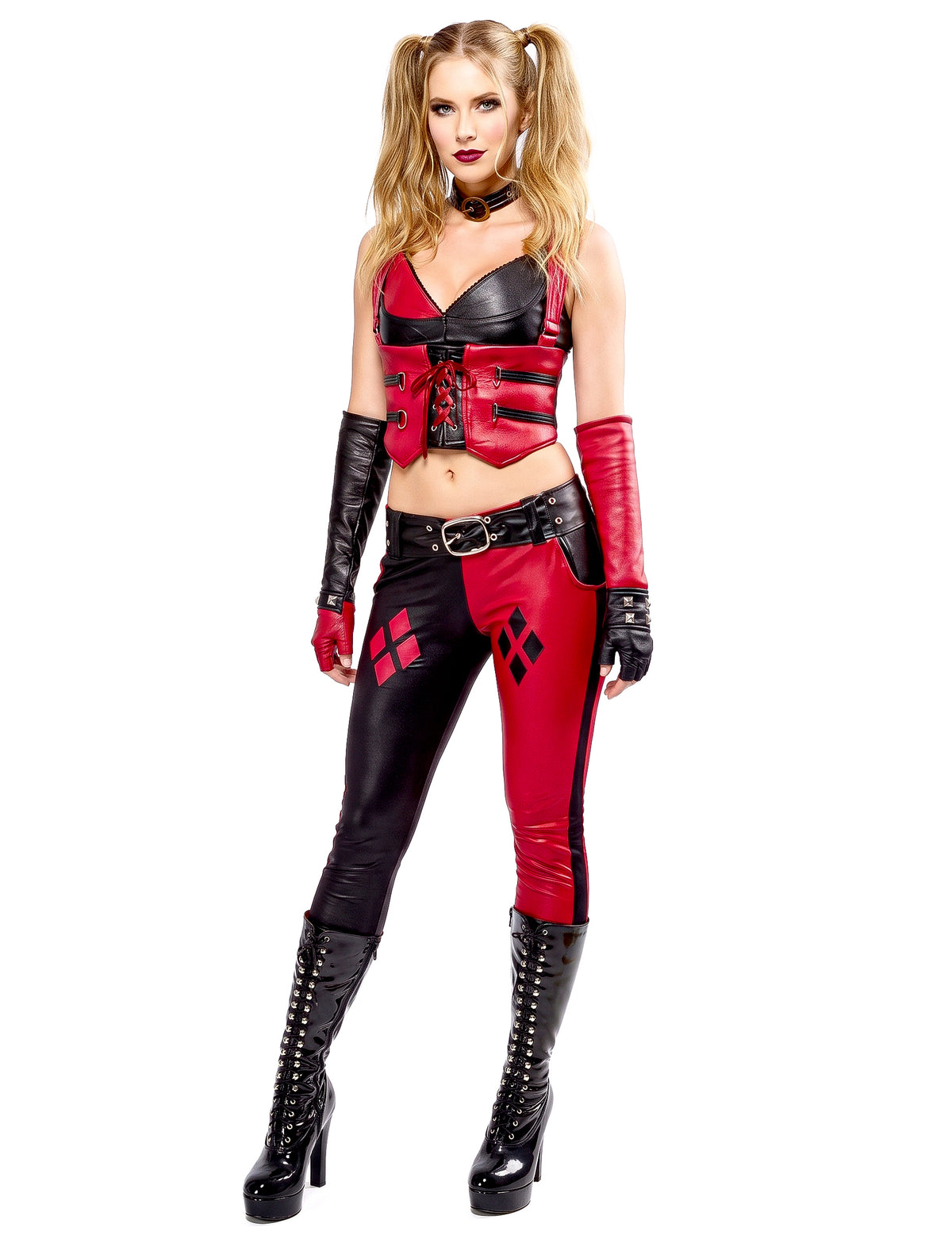 Disfarce de Harley Quinn Batman Arkham City™ mulher