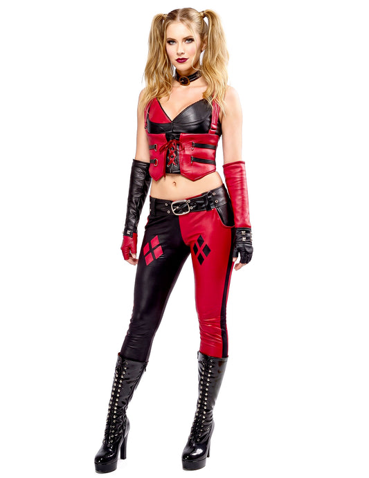 Disfarce de Harley Quinn Batman Arkham City™ mulher