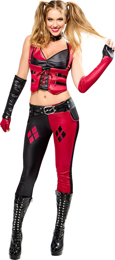 Disfarce de Harley Quinn Batman Arkham City™ mulher