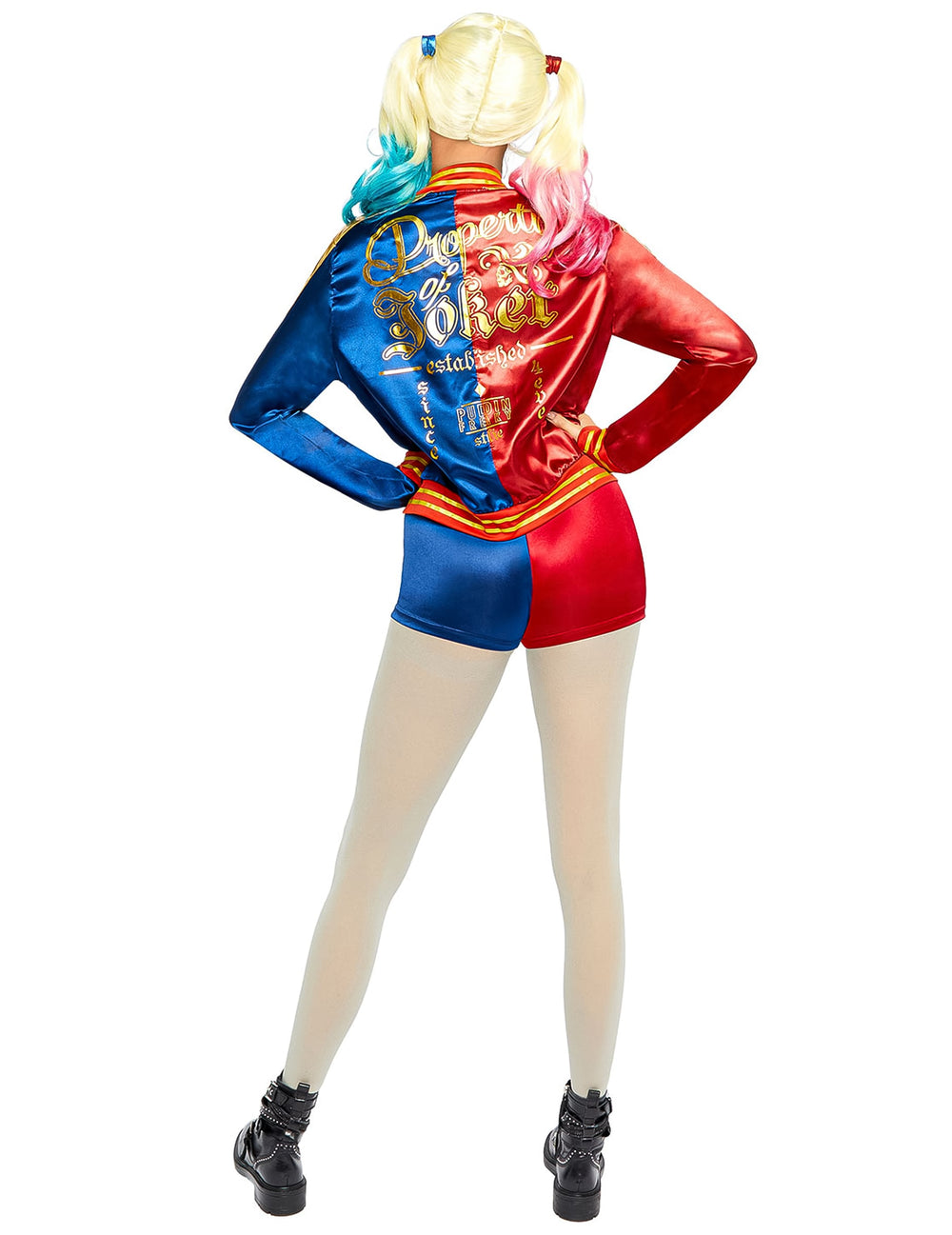 Vue de dos du déguisement Harley Quinn Suicide Squad