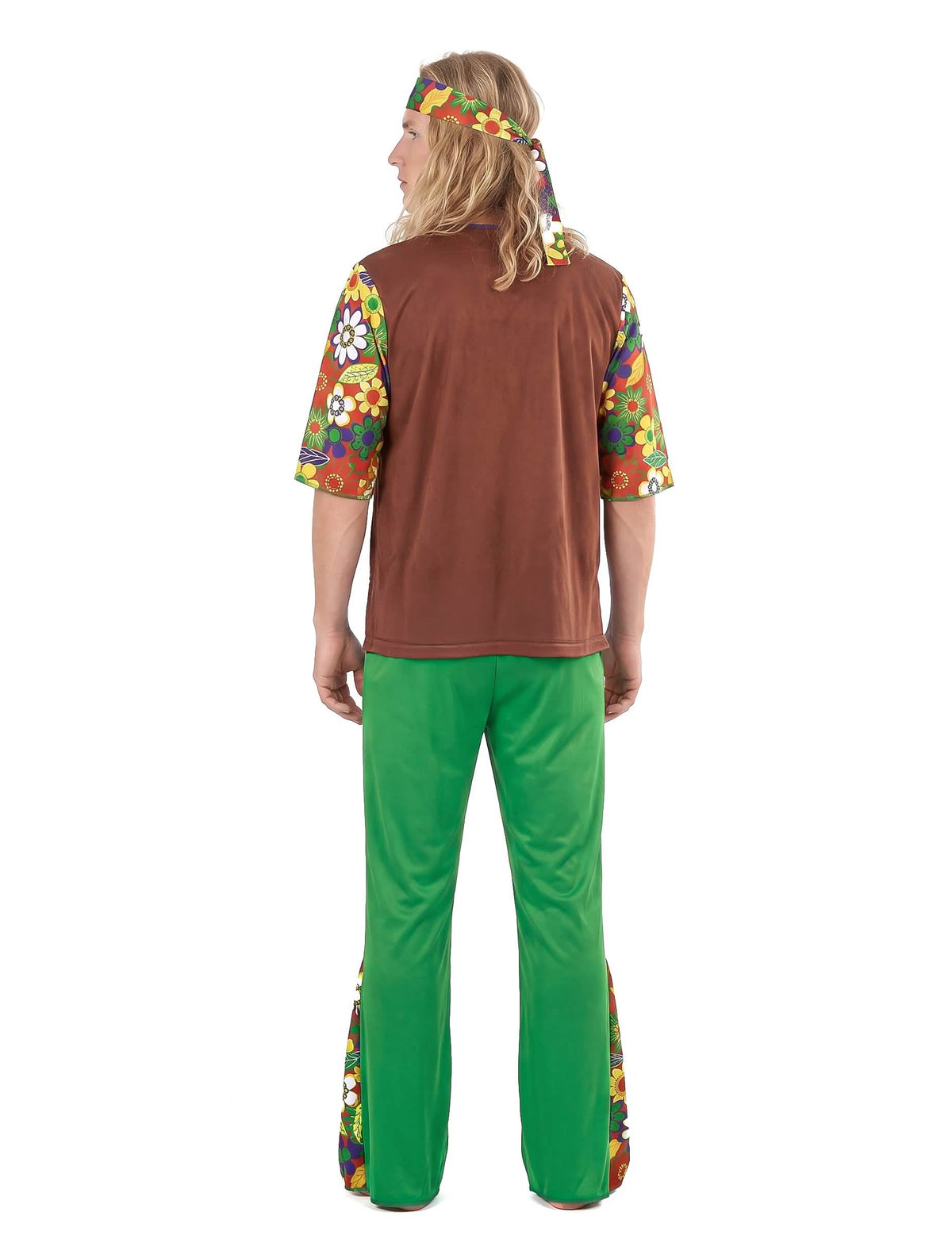 Disfarce hippie poder das flores - homem