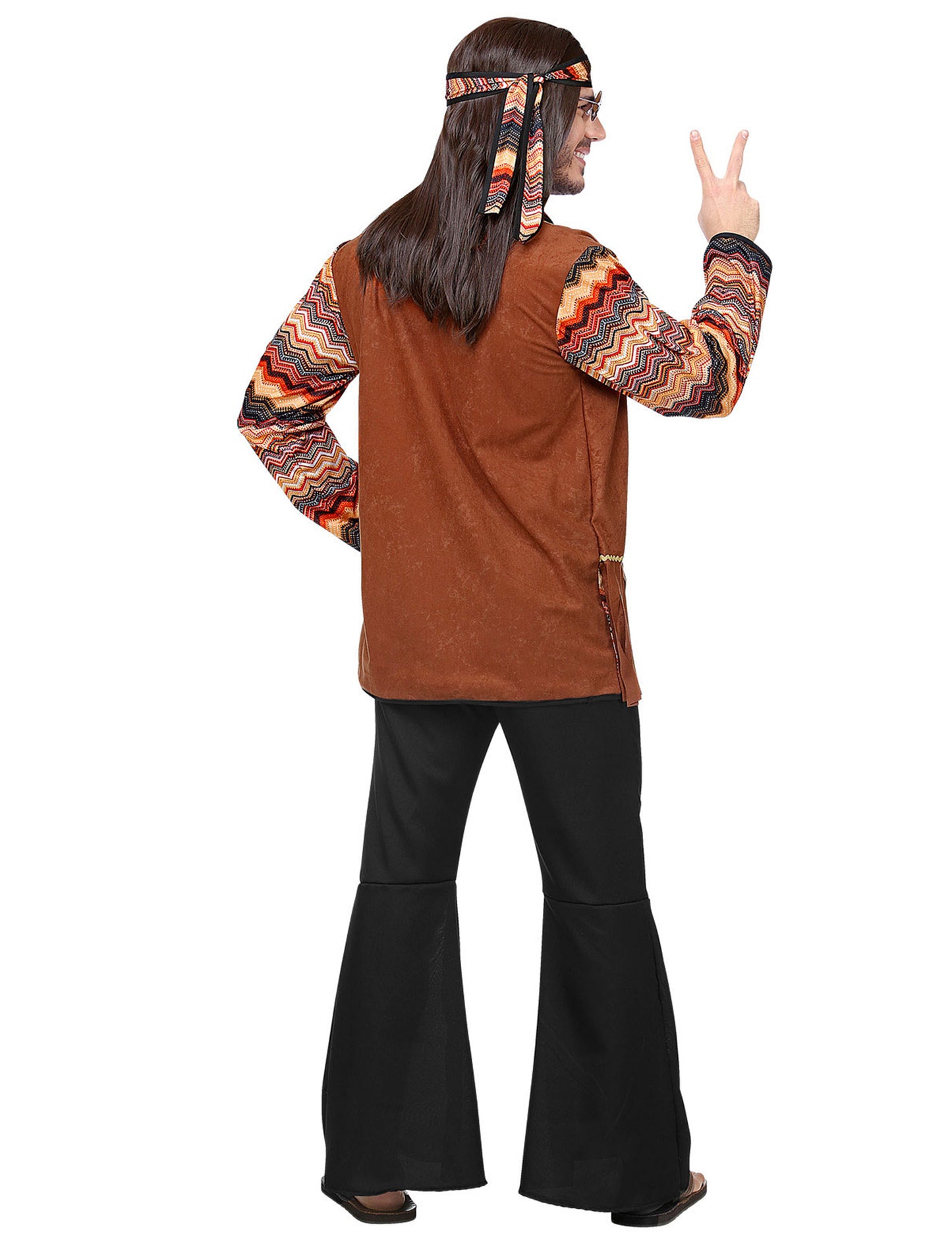 Disfarce hippie natureza homem