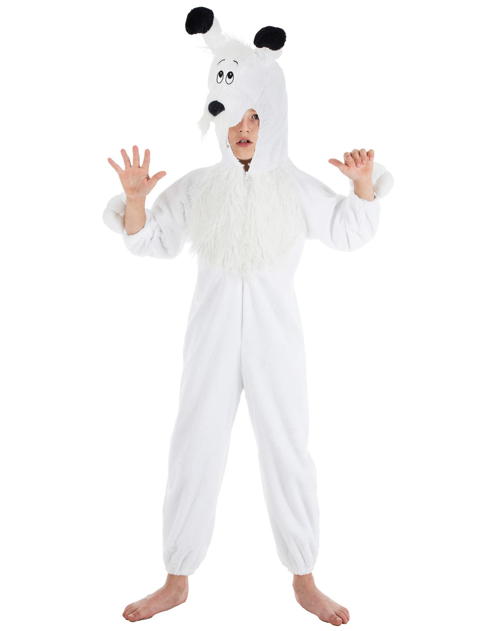 Déguisement Idefix Astérix et Obélix™ pour enfant blanc en peluche