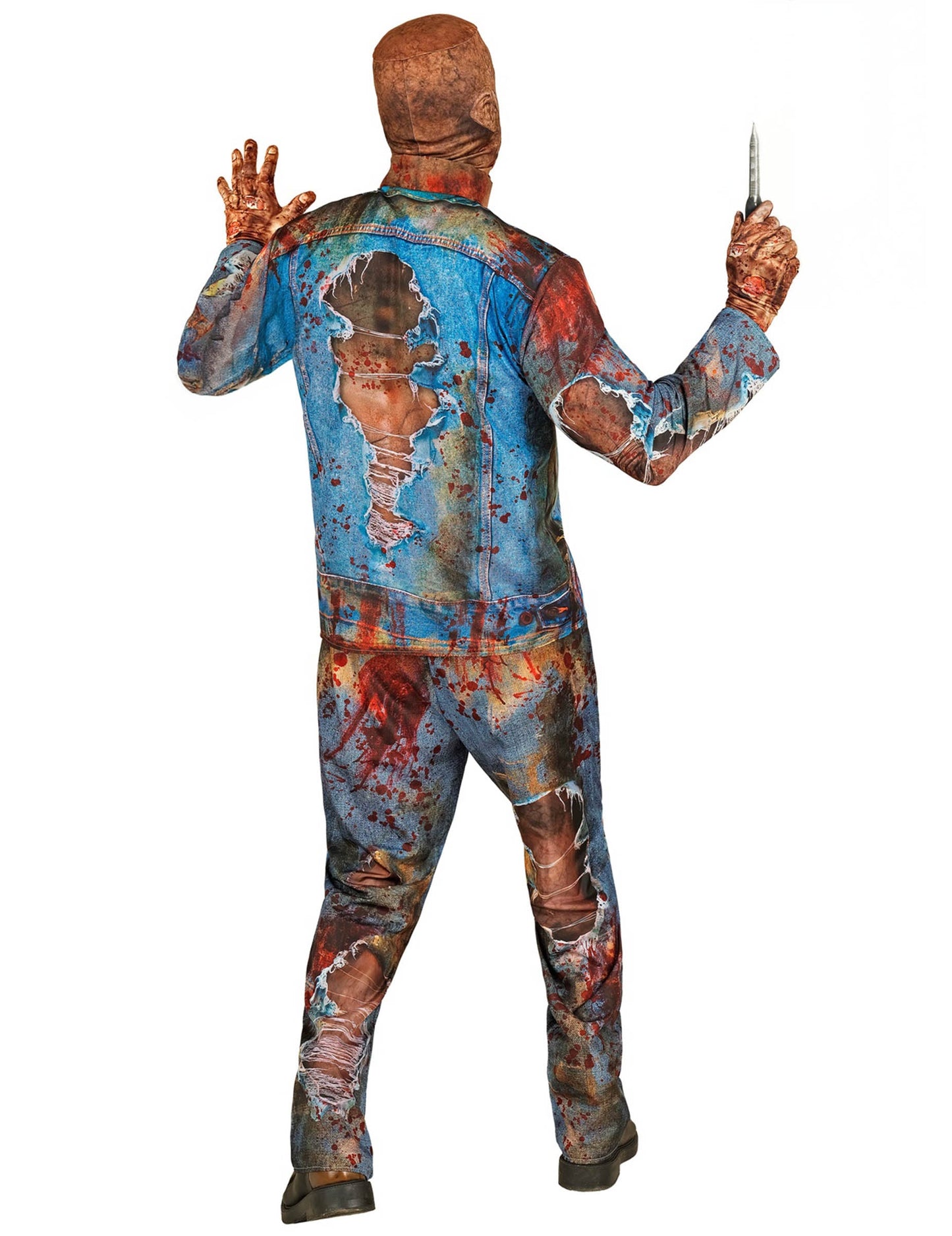 Fantasia de zumbi de corpo inteiro para adultos
