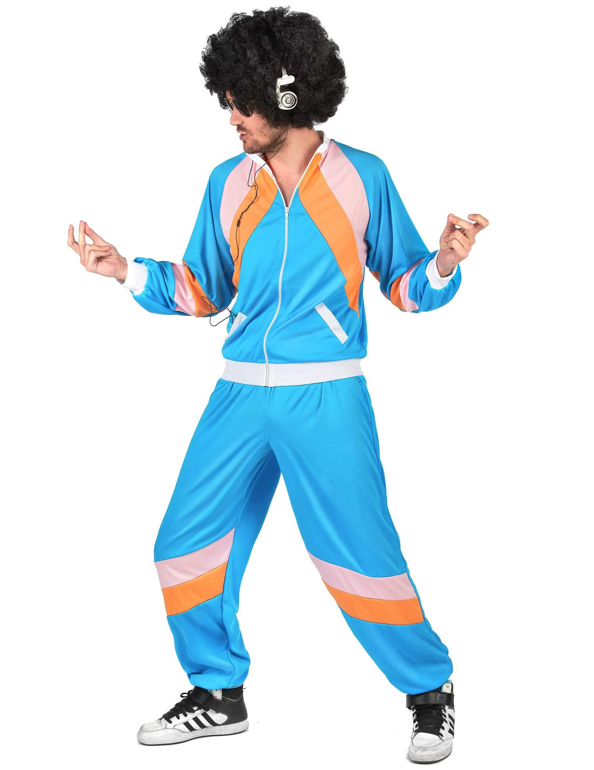 Disfarce fato de treino retro homem