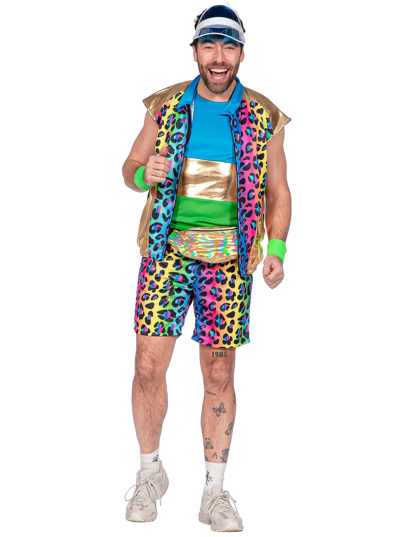 Disfarce de casal panteras kitsch para adulto