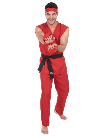 Fato de kung fu homem