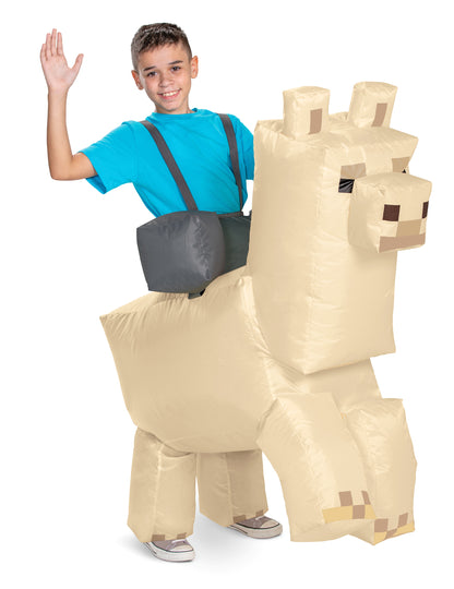 Fantasia de Lhama insuflável Minecraft™ para criança