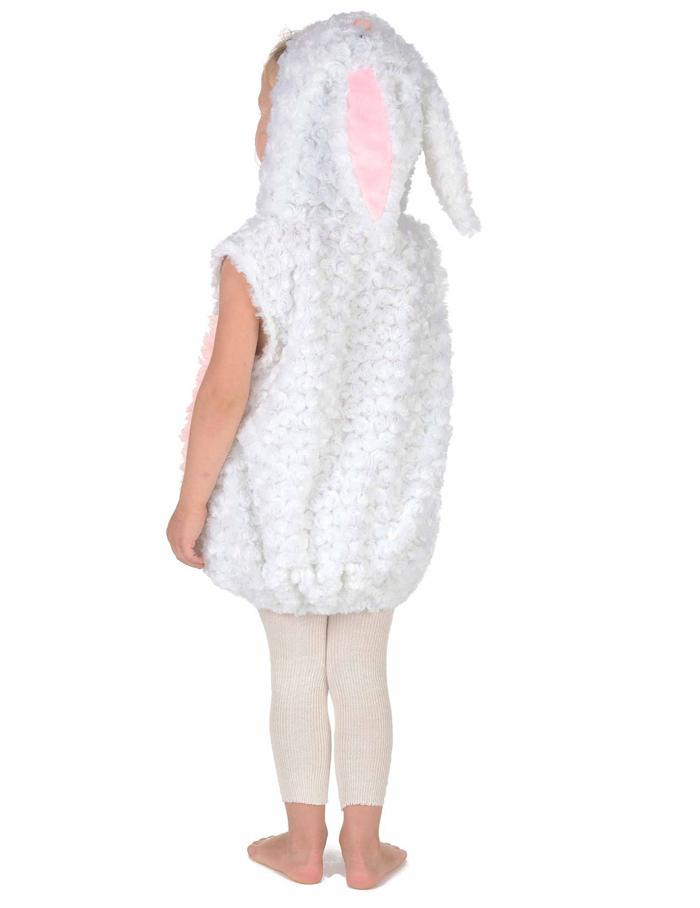Vue de dos du déguisement lapin pour enfant