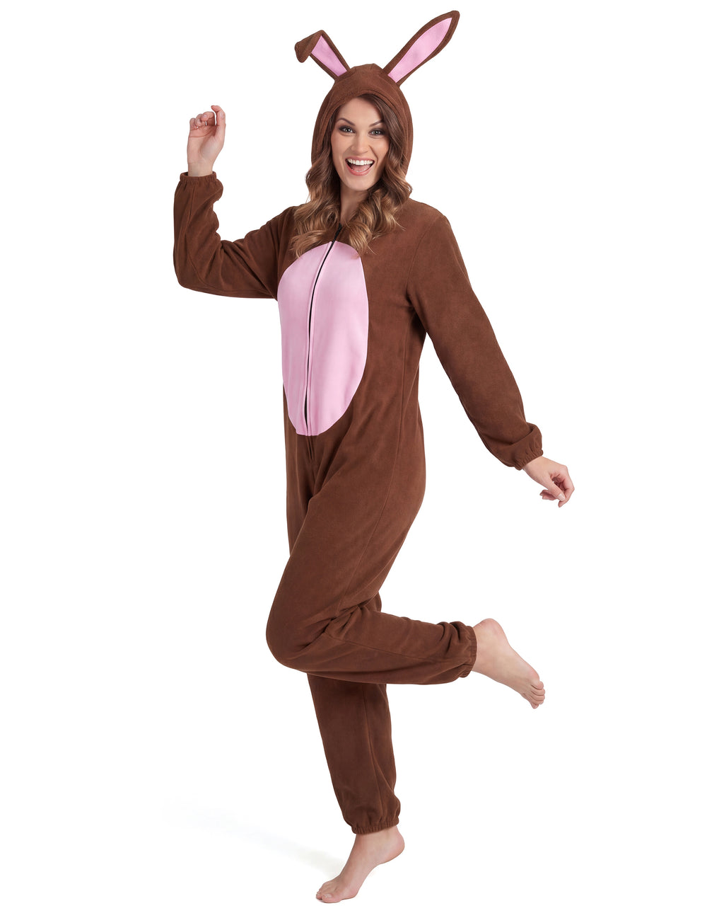 Vue d'ensemble du déguisement de lapin pour femme